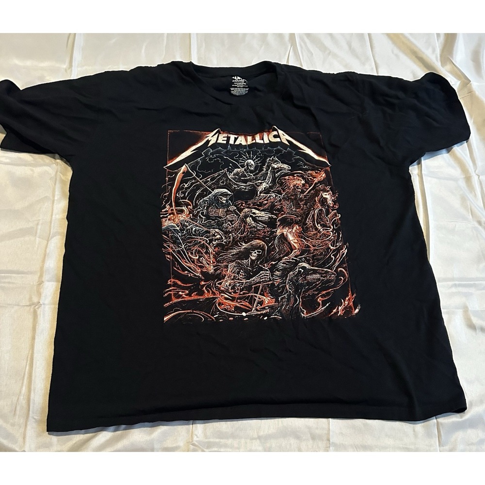 Metallica World Wired Tour T-Shirt Mens XXL Black 2018-2019 Graphic  Tee